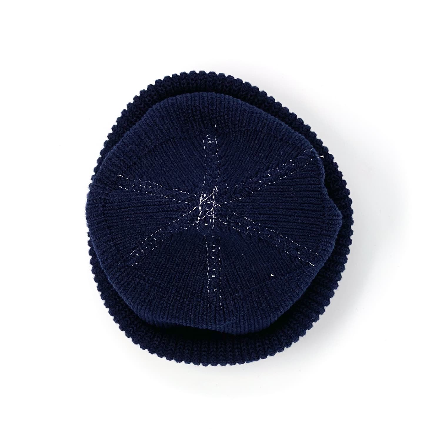 H.W. Dog x Snake Oil Provisions 1930s US Army Cotton Beanie Navy - Image 4