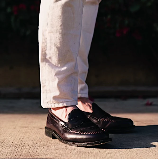 Alden 986 Handsewn Penny Loafer Color 8 Shell Cordovan - Image 7