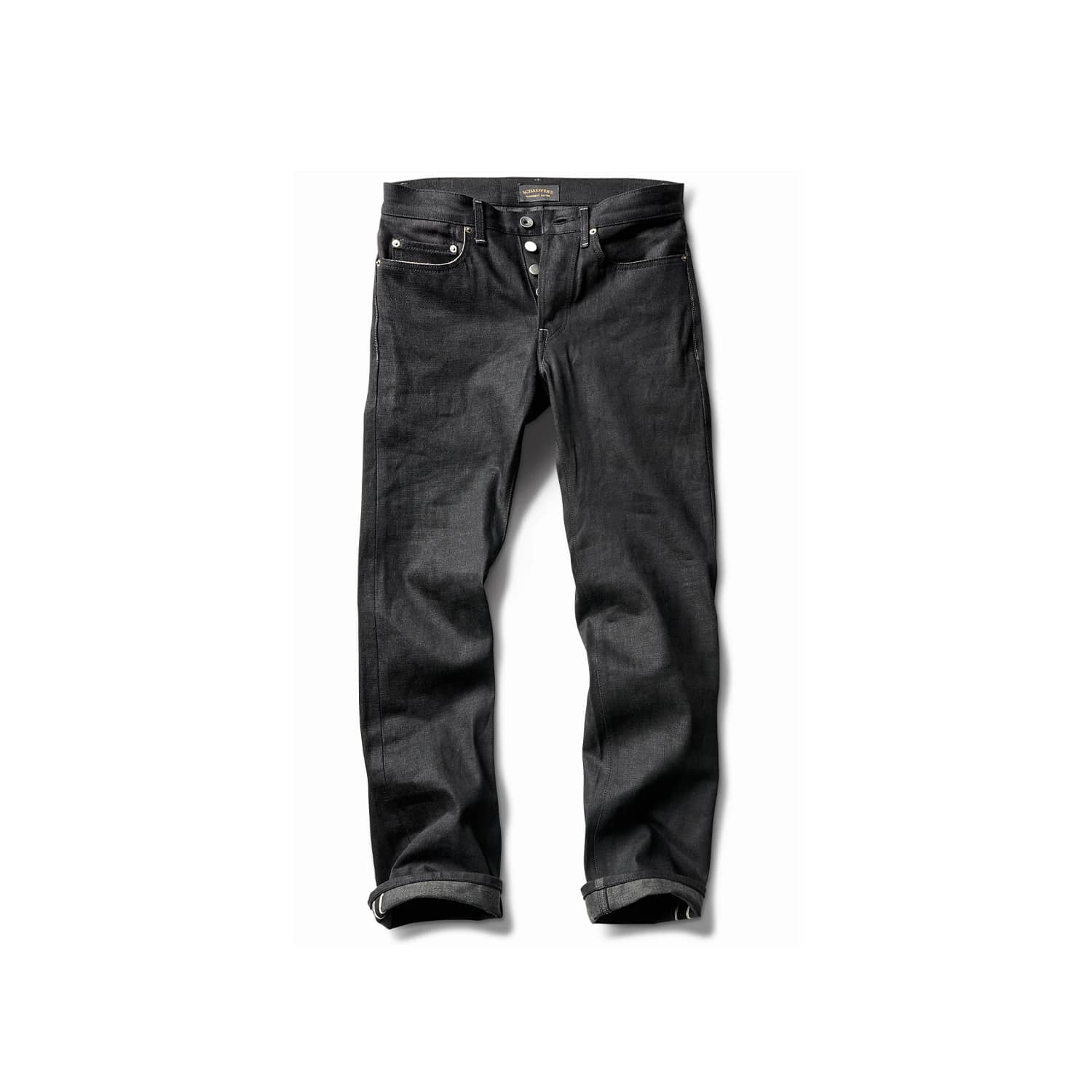 Schaeffer's Garment Hotel 103 Tall Straight Jean Sulphur Black - Image 5