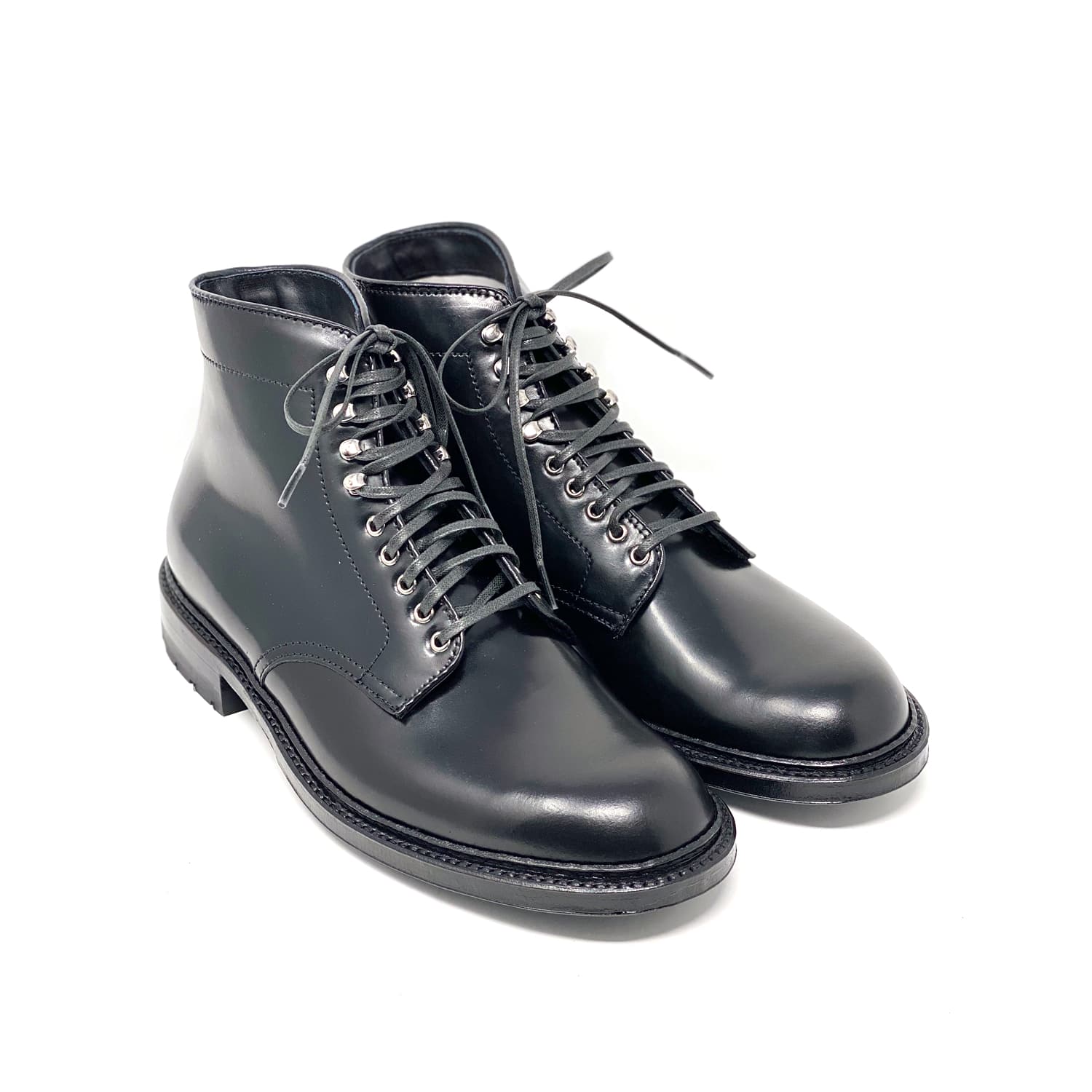 Alden x Snake Oil Provisions Wick Black Shell Cordovan Boot - Image 4