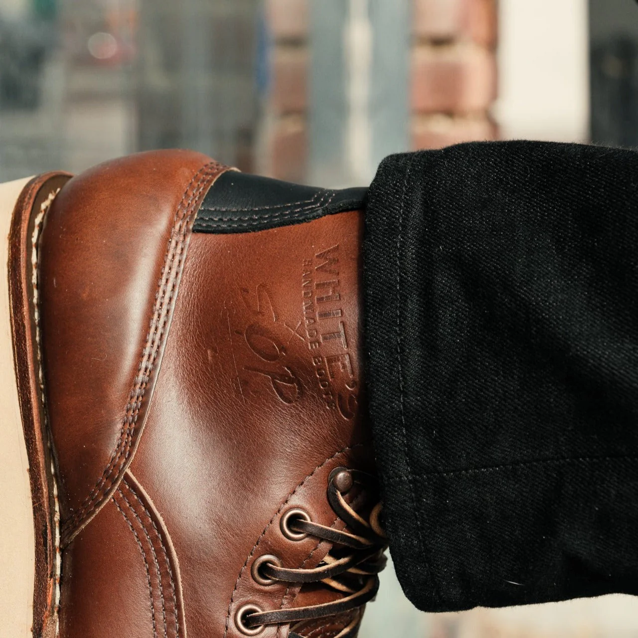 White's Boots x Snake Oil Provisions Big Shooter Boot British Tan Chromexcel - Image 5
